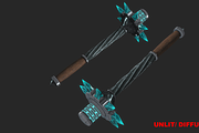 5 Fantasy Stylish Mace -PBR-, an Object 3D Model by TFE Game Art (Thumbnail 7 of 15)