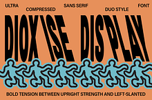 Dioxise Display Font Duo Style