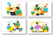 10 Online Mental Health Support, a Healthcare Illustration by denayunebgt (Thumbnail 3 of 4)