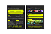 DJ Press Kit & Resume Template / EPK, a Resume Template by vinyljunkie (Thumbnail 3 of 5)