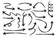 Set of hand drawn arrows, a Decorative Illustration by Yayasya (Thumbnail 2 of 3)