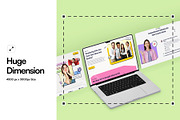 Laptop Screen Website Mockup, a Device Mockup by SLAB! Design (Thumbnail 3 of 9)