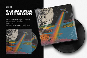 Album Cover Art BUNDLE Retro Space