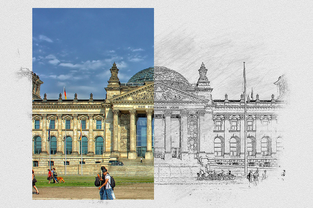 Pencil Sketch Art Photoshop Mockup, an Action Add-On by INTENTFX (Photo 5 of 22)