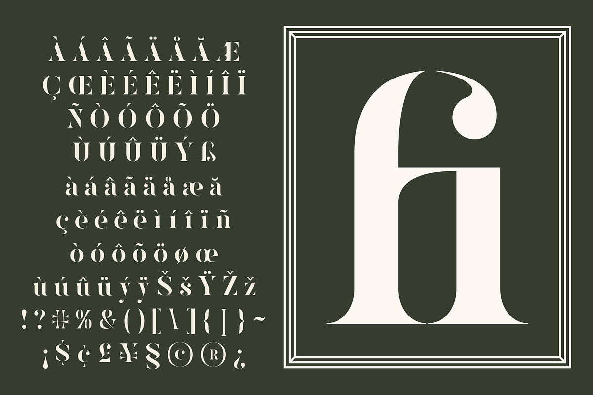 Kinlock - Elegant Stencil Serif, a Serif Font by Surplus Type Co (Photo 7 of 7)