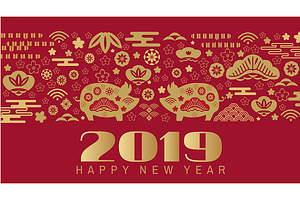  2019 Chinese Greeting Card 