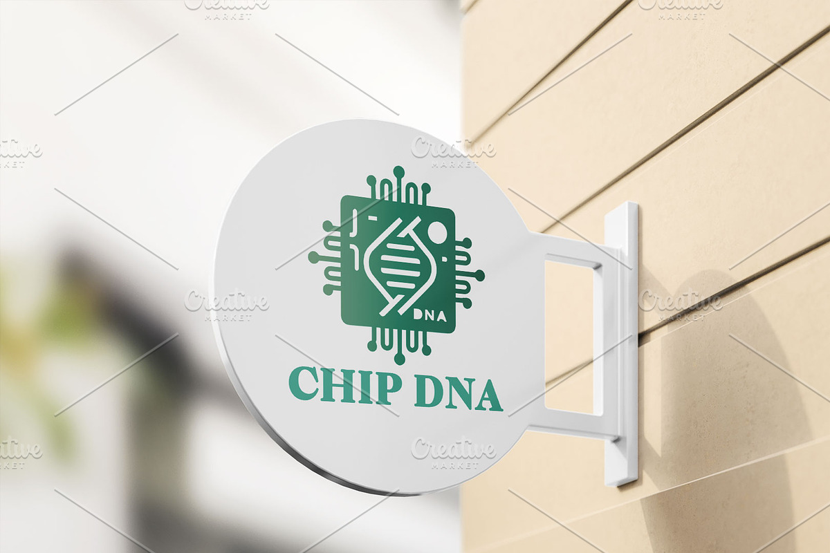 Chip DNA Logo Design Template, a Branding & Logo Template by Vectorium Studio (Photo 2 of 3)