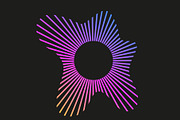Set of colorful soundwave icons, an Object Illustration by Hannet (Thumbnail 4 of 5)