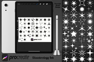 Sparkling Star Set 3 Procreate Brush