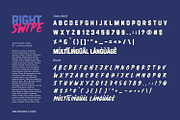 Right Swipe, a Script Font by din-studio.com (Thumbnail 7 of 10)