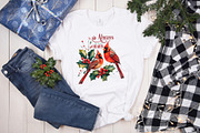 Cardinal Christmas PNG Bundle, a Graphic by CraftlabSVG (Thumbnail 4 of 15)