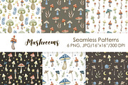 Watercolor mushrooms collection., a Decorative Illustration by Kira Konoshenko (Thumbnail 6 of 12)
