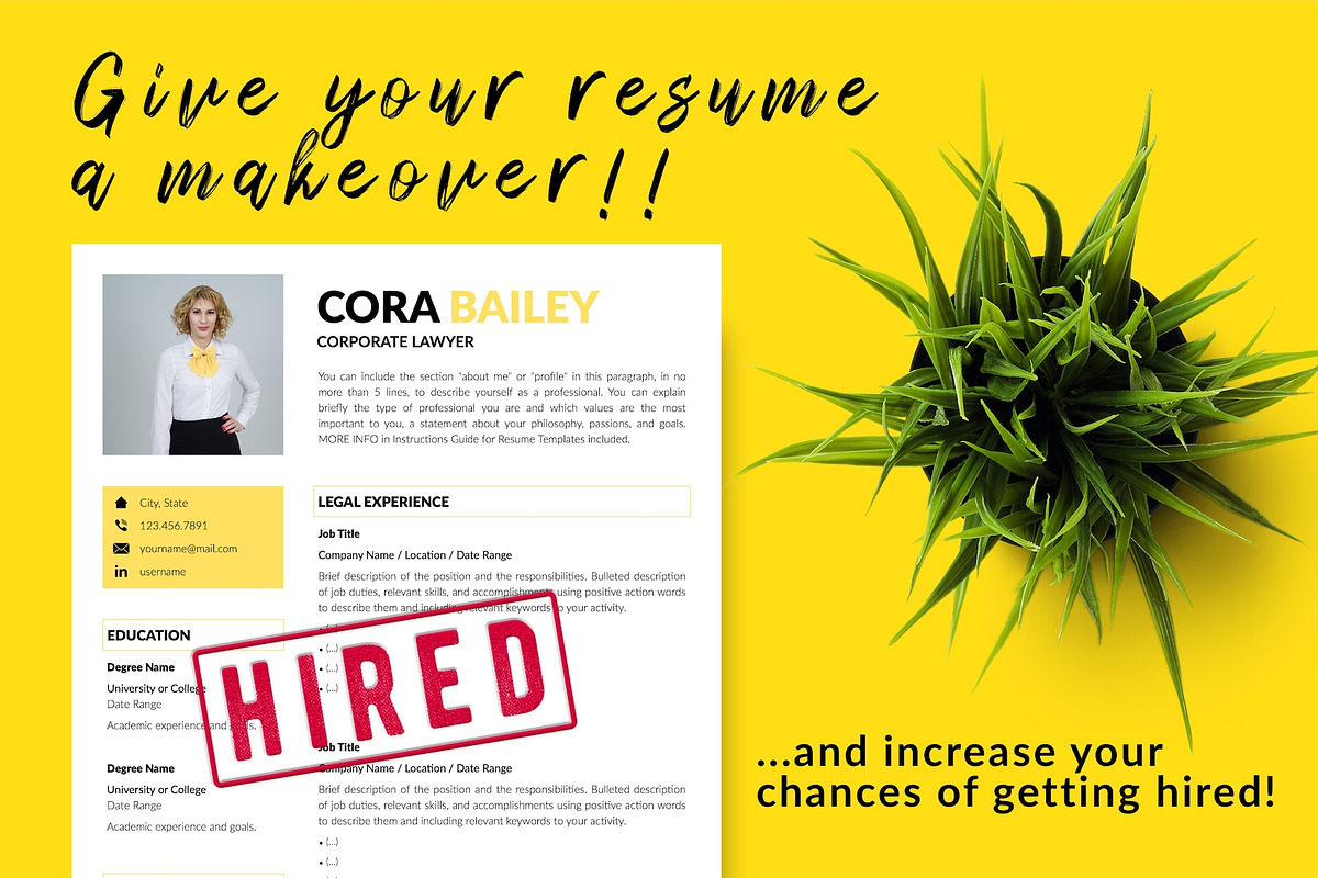 Lawyer CV Template / Resume - Cora, a Resume Template by Templates Design Co. (Photo 16 of 17)