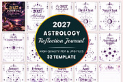 2027 Astrology Reflection Journal, a Stationery Template by Shumaya (Thumbnail 1 of 4)
