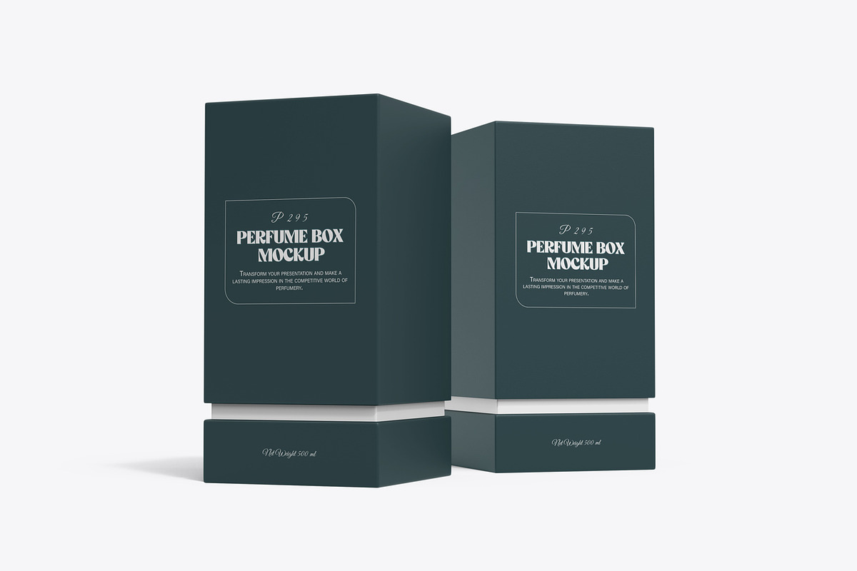 Perfume Spray Bottle And Box Mockup, a Packaging Mockup by Ram Studio LLC (Photo 5 of 8)