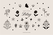 Vintage ditsy art & Floral patterns, a Decorative Illustration by Summer Nightingale Art (Thumbnail 4 of 19)