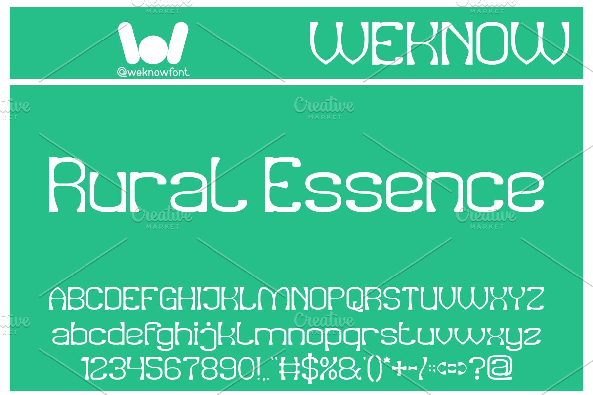 Village Serenity font, a Slab Serif Font by weknow (Photo 3 of 8)