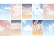 Cloud Brushes and Sky actions, a Brushes & More by Square Balloon (Thumbnail 1 of 2)