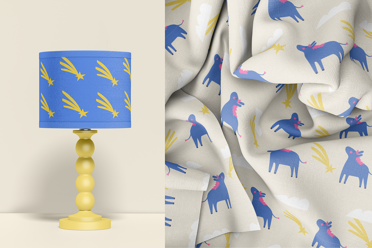 Cute Farm. Prints and patterns set, an Animal Illustration by Oliana Moroz (Photo 9 of 21)