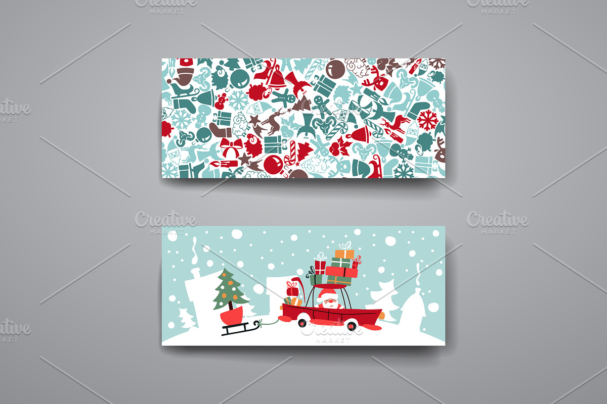 Merry Christmas Card Templates, a Card Template by Palau (Photo 12 of 13)