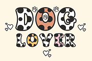 Polka Dog - Display Font, a Font by KiddoGlyphs Studio (Thumbnail 2 of 3)