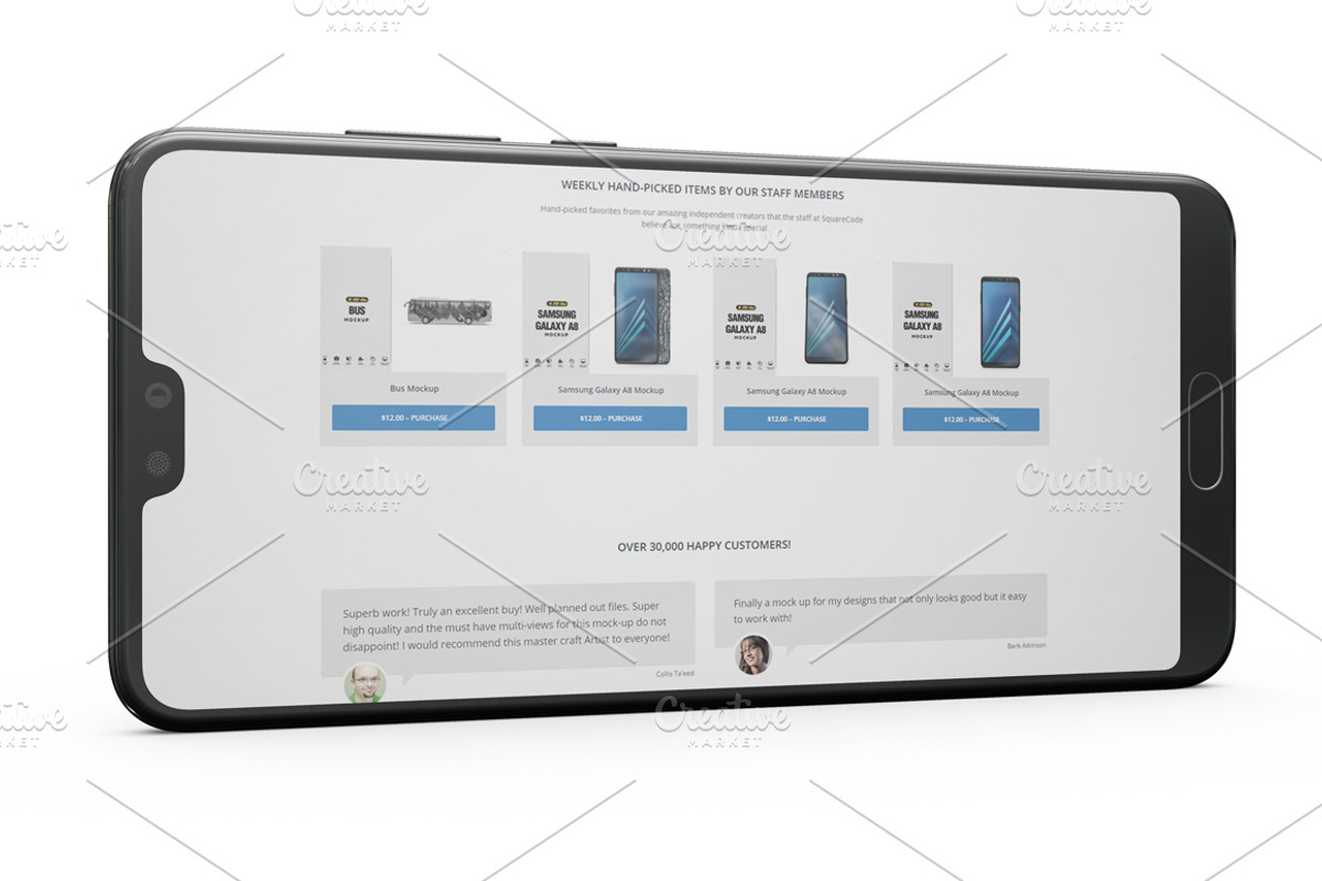 Huawei P20 Pro App Mockup Vol1, an Android Mockup by PixelMockup (Photo 15 of 17)