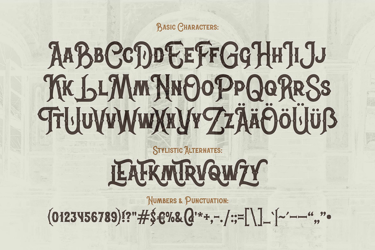 Classic Heritage typeface preview 4