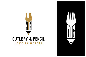 Writer Blog restaurant recipes logo, a Branding & Logo Template by Atlantis X Nurman Arbai