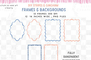ULTIMATE Stripes & Wavy Frame Bundle, a Background Graphic by Essem Creatives (Thumbnail 3 of 9)