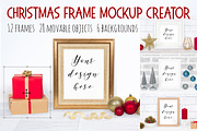 Christmas Frame Mockup Creator, a Product Mockup by Pixomize (Thumbnail 1 of 6)