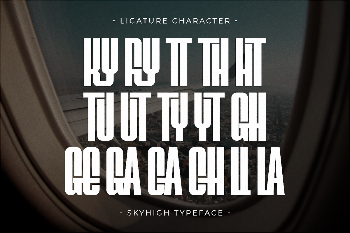 Skyhigh - Ultra Condensed Sans Serif, a Sans Serif Font by Pian45 Studio (Photo 7 of 8)