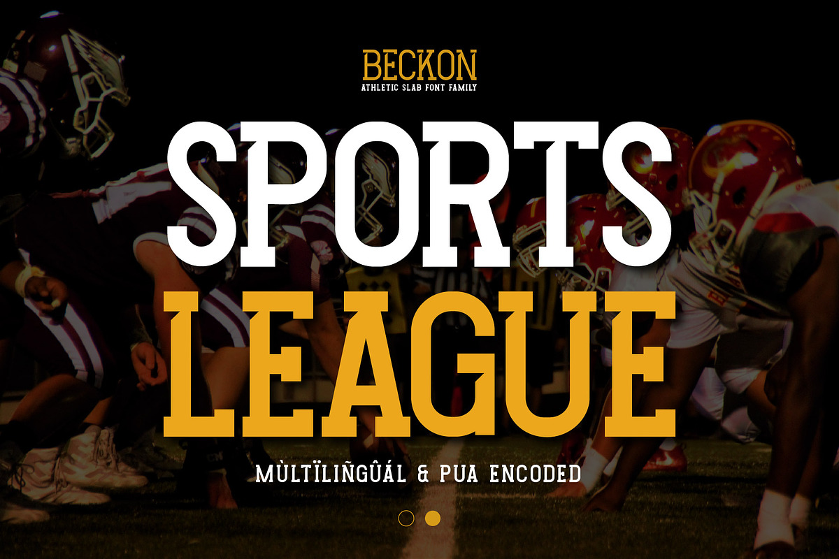 Beckon, a Slab Serif Font by Burntilldead (Photo 2 of 10)