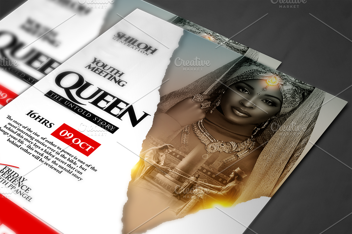 Night with the king church flyer tem, a Flyer Template by church flyer templates (Photo 2 of 2)