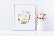 Welcome Spring! Watercolor Easter, an Animal Illustration by Catherine Wheel (Thumbnail 3 of 14)