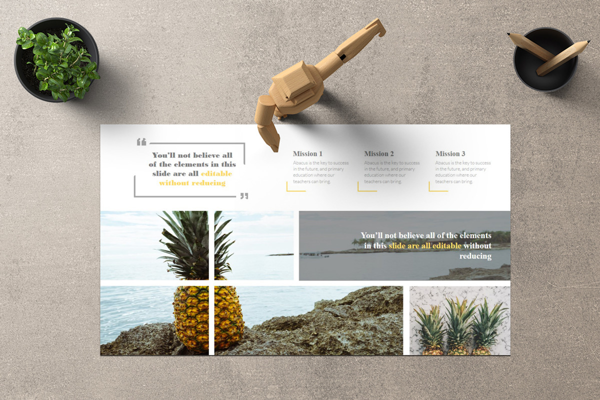 Nanas Google Slide, a Presentation Template by Dedijuniadi (Photo 3 of 4)