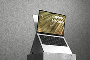 MacBook Pro 14 Mockup, a Mac Mockup by Graphicbars (Thumbnail 2 of 13)