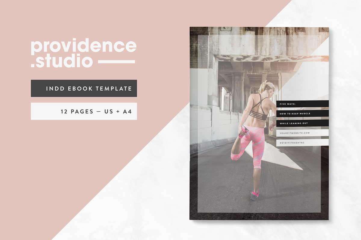 Fitness Modern Ebook Template, a Magazine Template by Providence Studio (Photo 1 of 6)