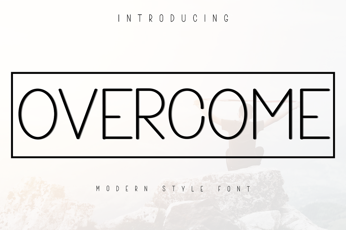 Overcome, a Sans Serif Font by FreshTypeINK (Photo 1 of 8)