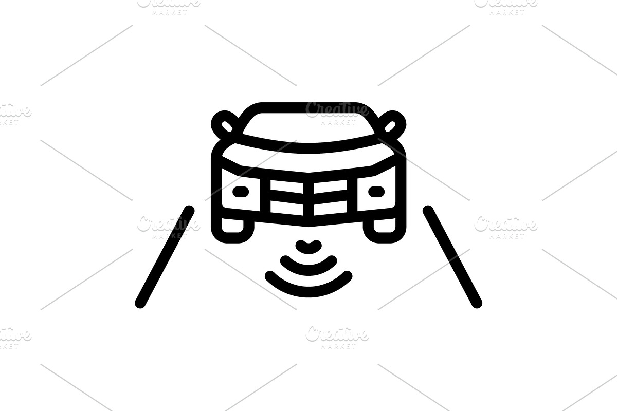 Acc transportation black icon, an Outline Icon by Creative priyanka