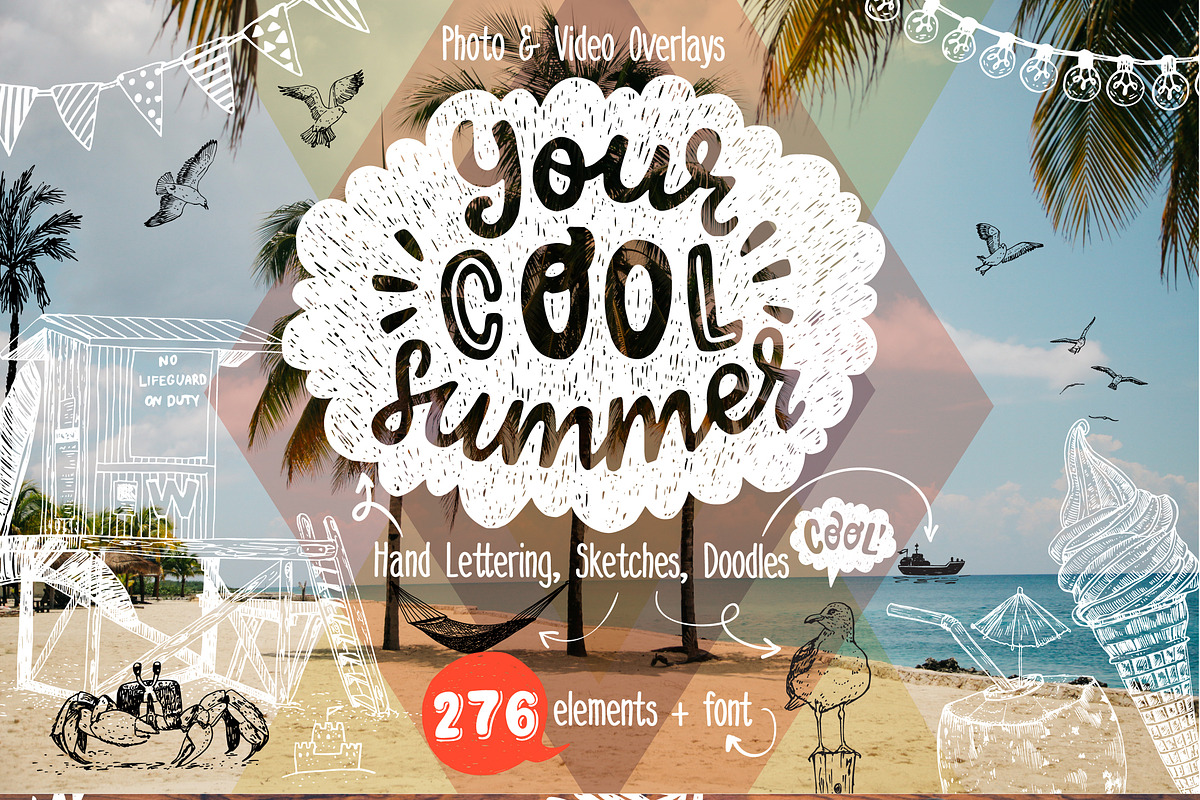 Your Cool Summer Overlays, a Seasonal Illustration by Sketchetarian (Photo 1 of 11)