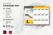 A3 Calendar 2025 Printable, a Stationery Template by MstArtwork (Thumbnail 3 of 5)