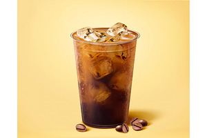 3d Iced Brew Coffee In Takeout Cup