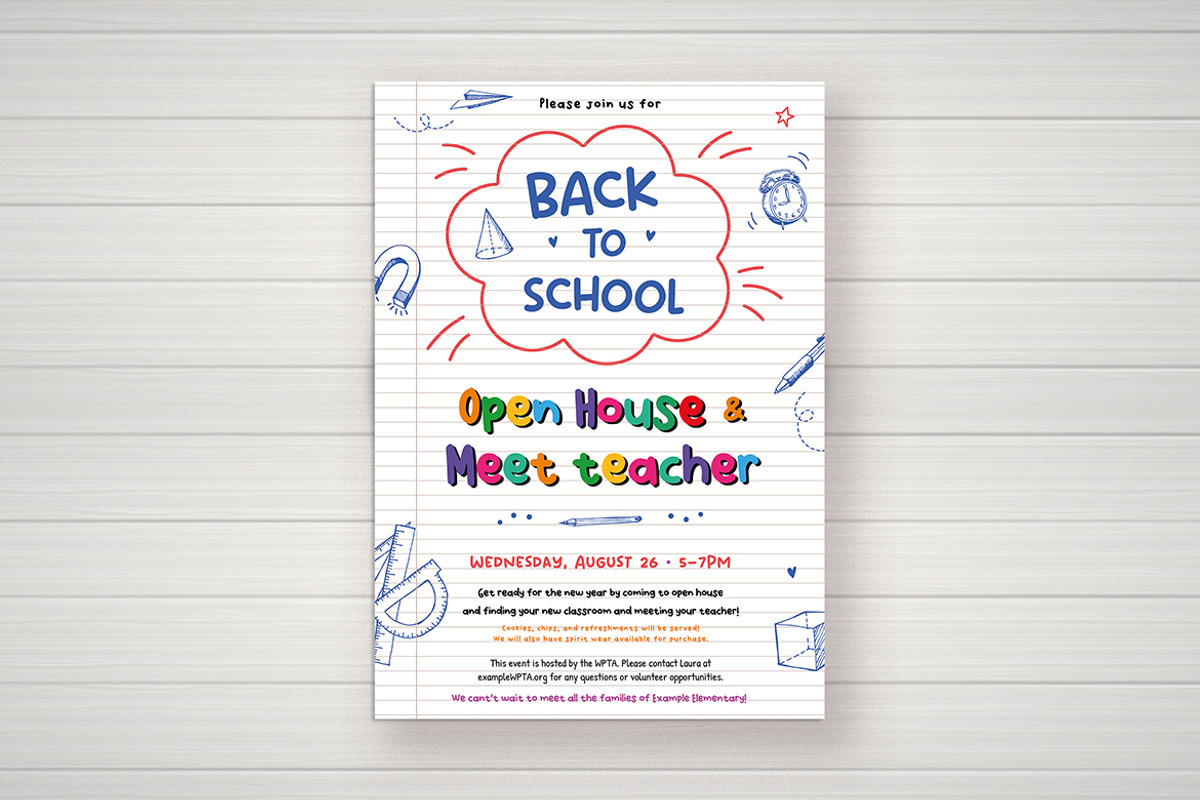 Back to School Flyer, a Flyer Template by Esui Studio (Photo 2 of 3)