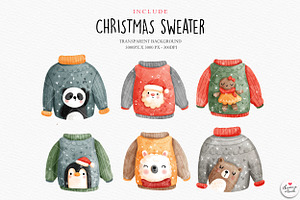 Ugly Christmas Sweater Clipart