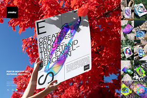 Poster Mockup Set - Outdoor Edition, an Advertising Mockup by creatsy5