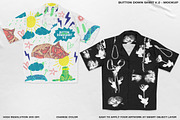 Button Down Shirt V.2 - Mockup, a Shirt Mockup by DaldSgh (Thumbnail 2 of 10)