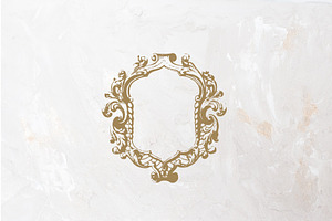 Antique Crest, Antique Frame