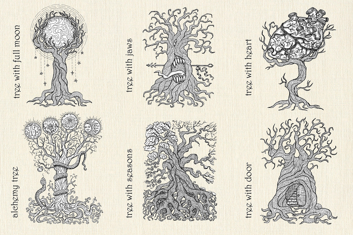 Witches and Trees, an Illustration by Samiramay (Photo 2 of 7)