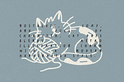 Cat Days: 100 Textured Kitties Pack, an Animal Illustration by Veyla (Thumbnail 12 of 14)