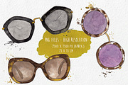 Watercolor Sunglasses Clipart Summer, an Object Illustration by MaraquelaStudio (Thumbnail 3 of 5)